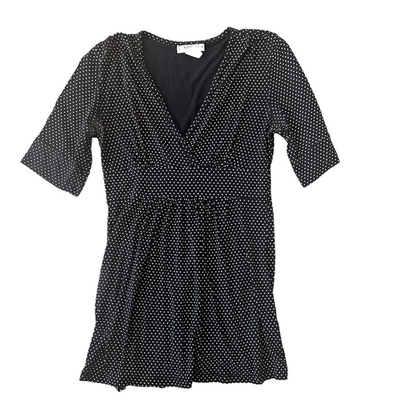 Self Esteem Tops - Juniors Medium Polka Dot Top